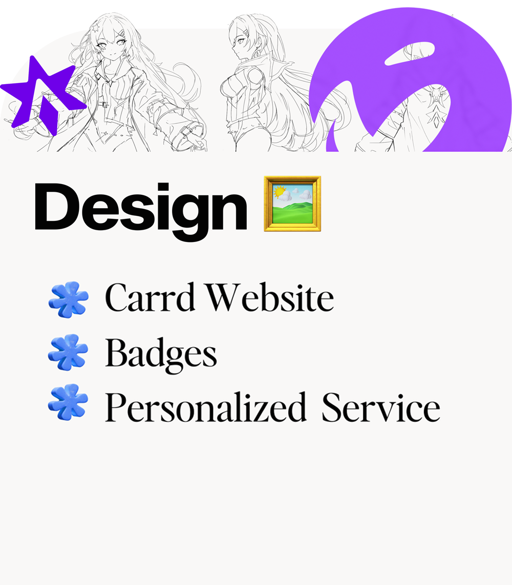 Imagem representando todos os serviços oferecidos na categoria "Design". / Image representing all services offered in the "Design" category.